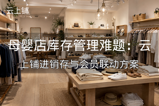 母婴店库存管理难题：云上铺进销存与会员联动方案