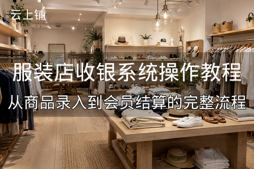 服装店收银系统操作教程：从商品录入到会员结算的完整流程