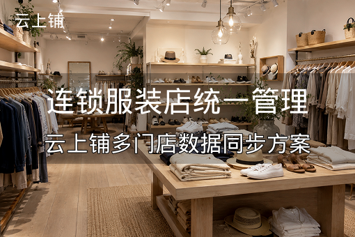 连锁服装店统一管理：云上铺多门店数据同步方案