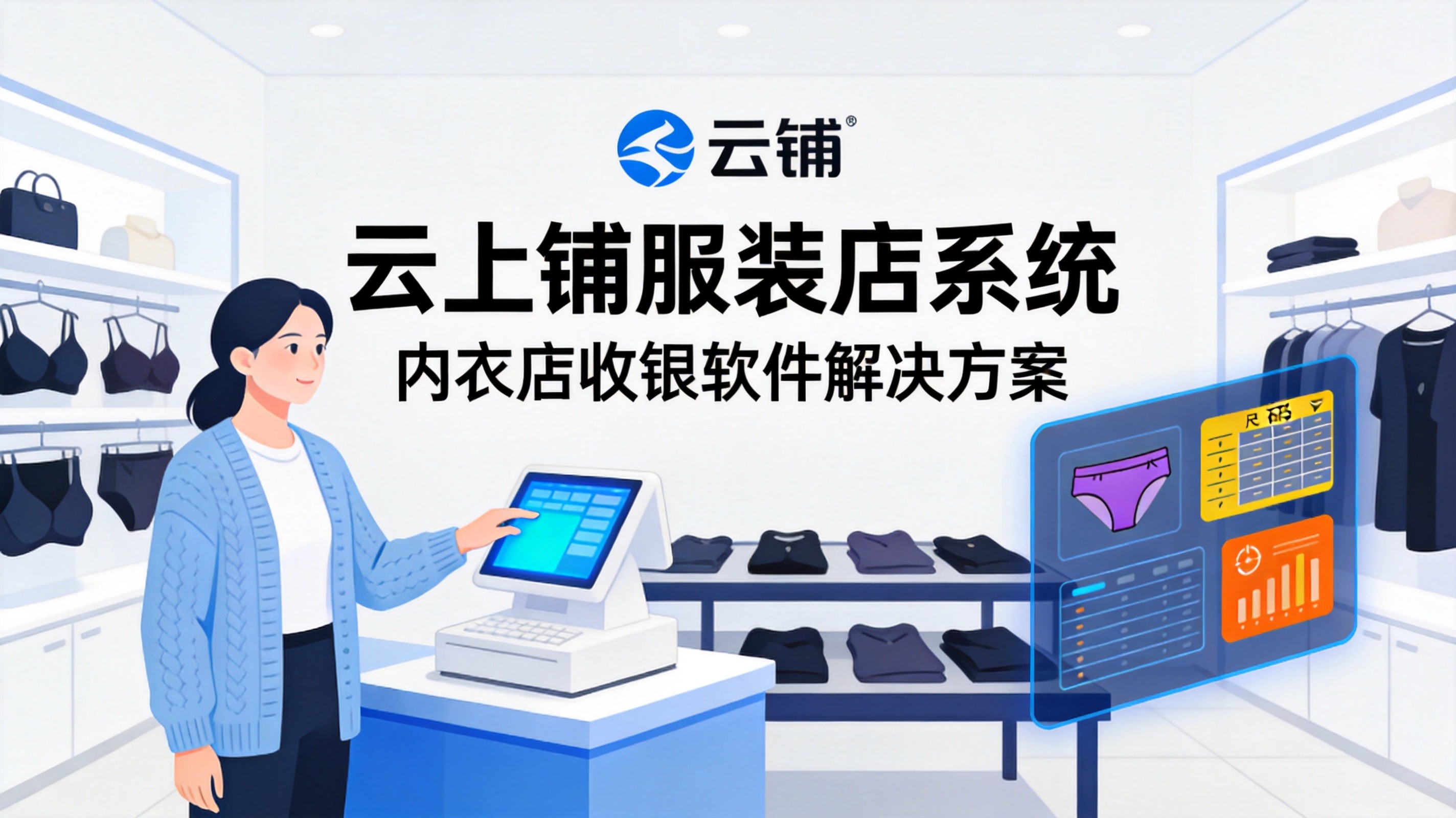 内衣店收银软件怎么选？颜色尺码管理+扫码开单+会员运营全解析