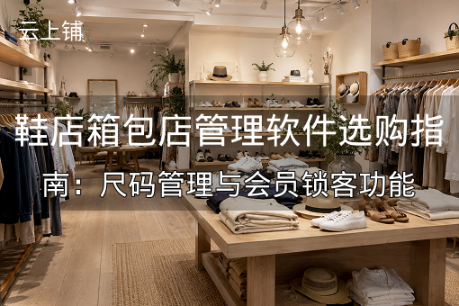 鞋店箱包店管理软件选购指南：尺码管理与会员锁客功能