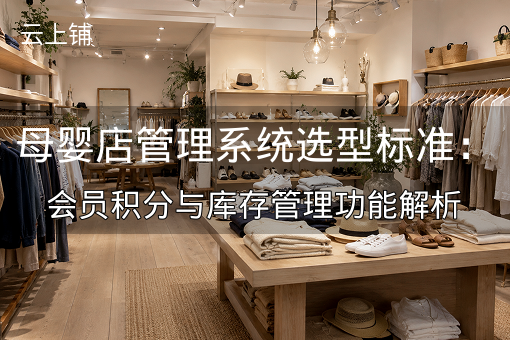 母婴店管理系统选型标准:会员积分与库存管理功能解析 母婴店管理系统选型标准:会员积分与库存管理功能解析