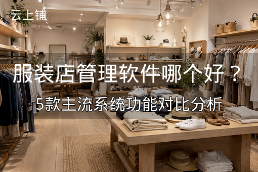 服装店管理软件哪个好？5款主流系统功能对比分析