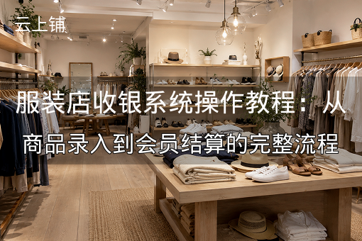 服装店收银系统操作教程：从商品录入到会员结算的完整流程