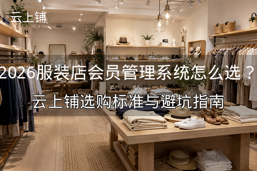 2026服装店会员管理系统怎么选?云上铺选购标准与避坑指南 2026服装店会员管理系统怎么选?云上铺选购标准与避坑指南
