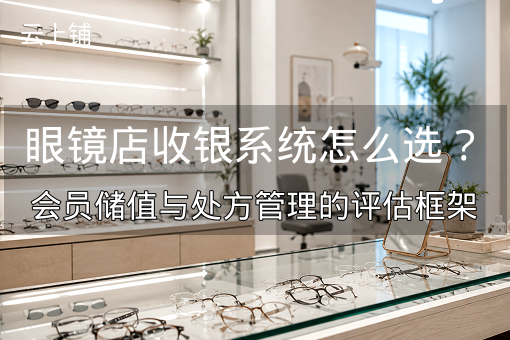 眼镜店收银系统怎么选?会员储值与处方管理的评估框架 眼镜店收银系统怎么选?会员储值与处方管理的评估框架