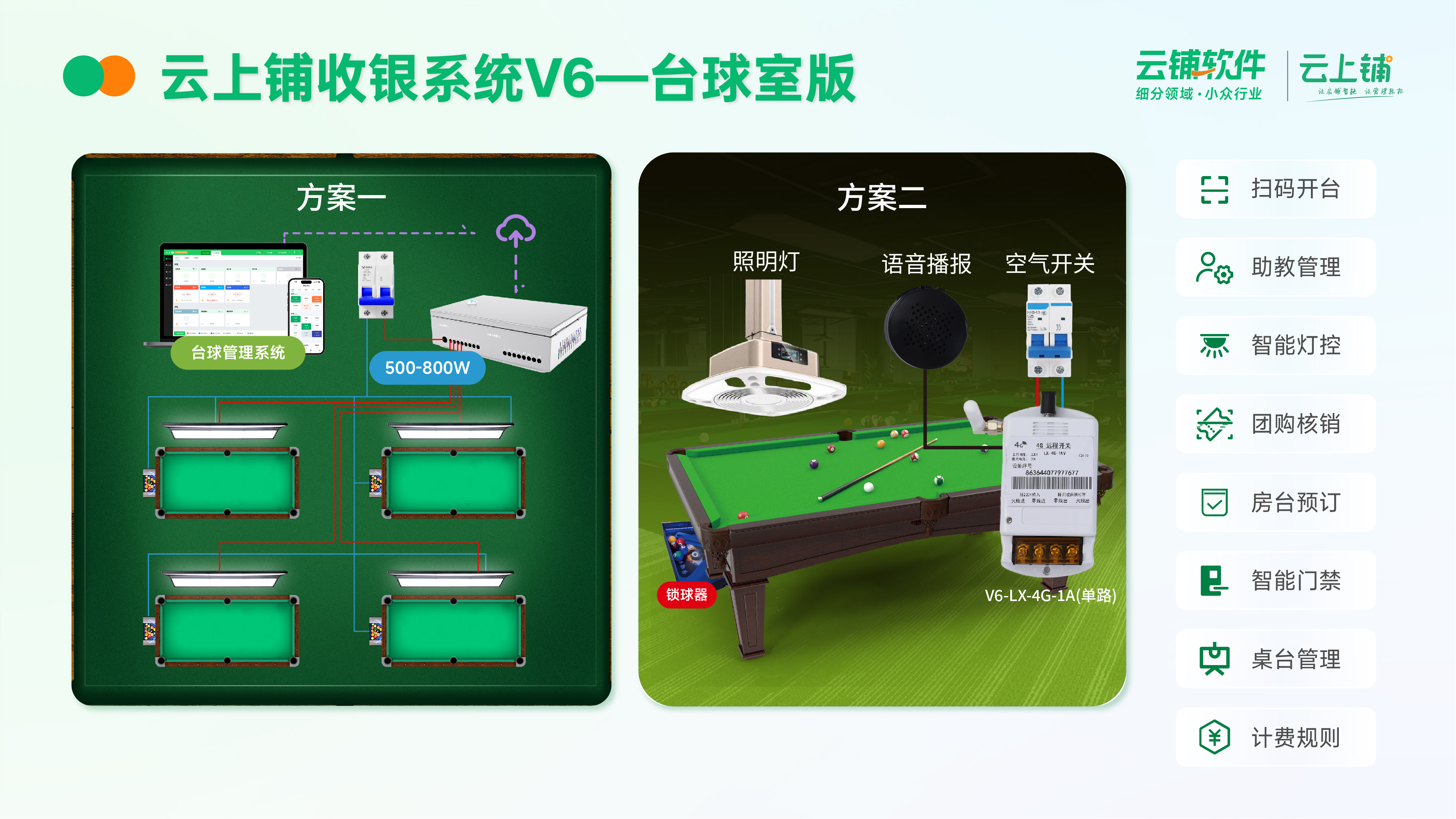 自助台球室收银系统
