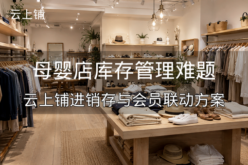 母婴店库存管理难题：云上铺进销存与会员联动方案