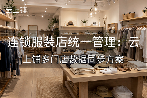连锁服装店统一管理：云上铺多门店数据同步方案